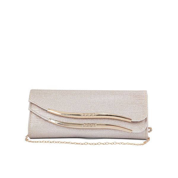 Beige Fancy Clutch P24172