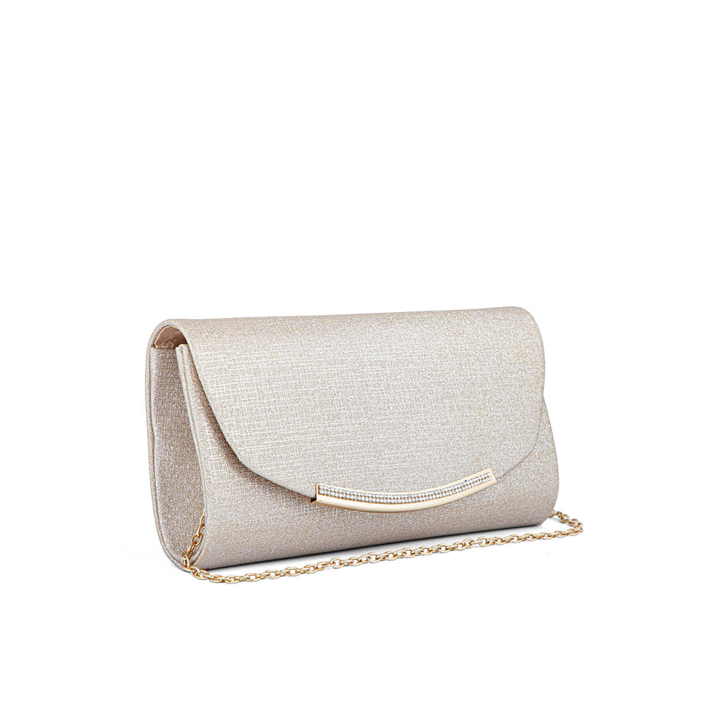 Beige Fancy Clutch P24173