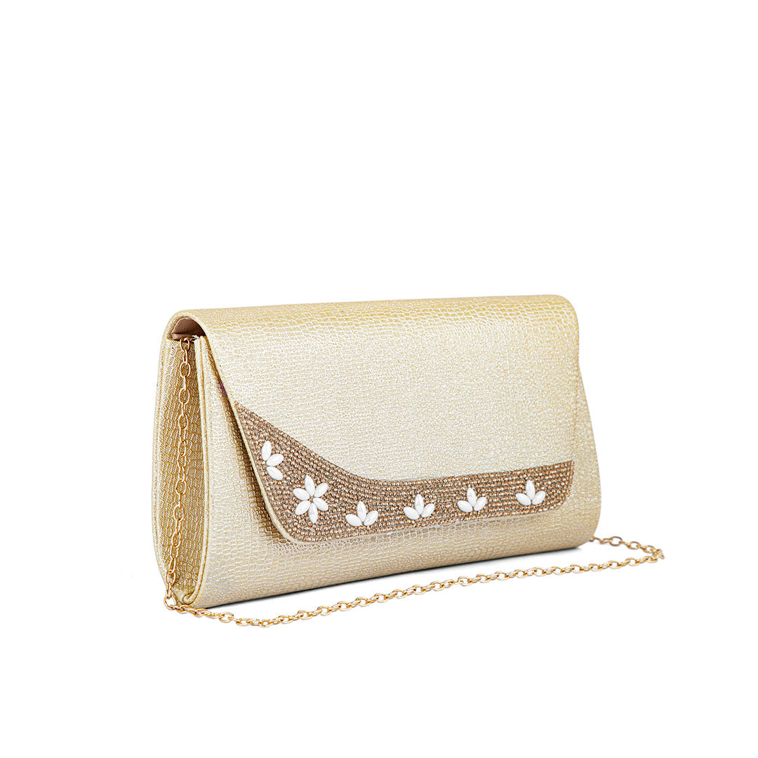 Golden Fancy Clutch P24174