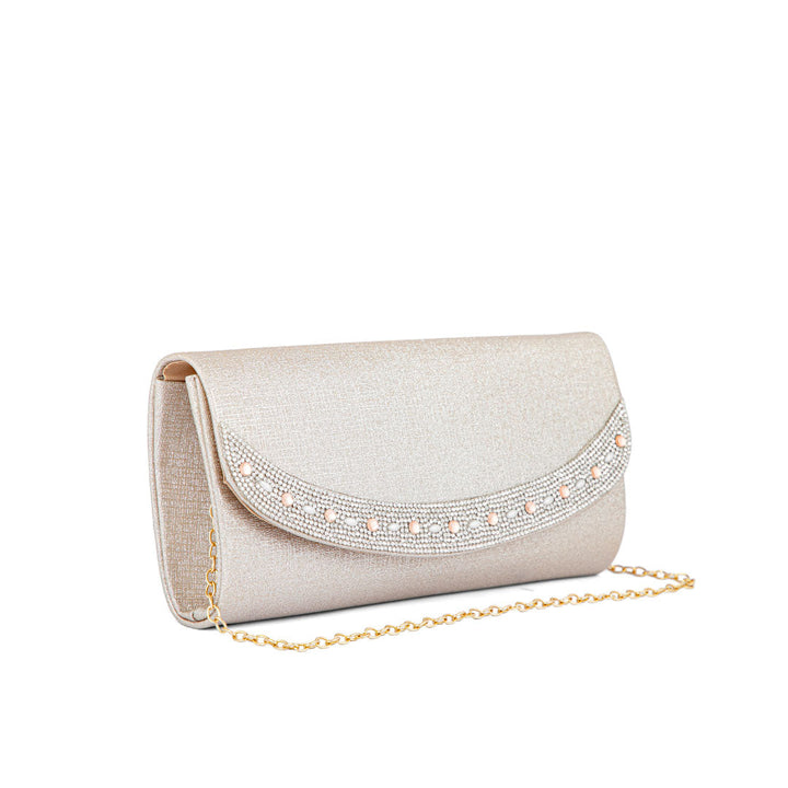 Beige Fancy Clutch P24176