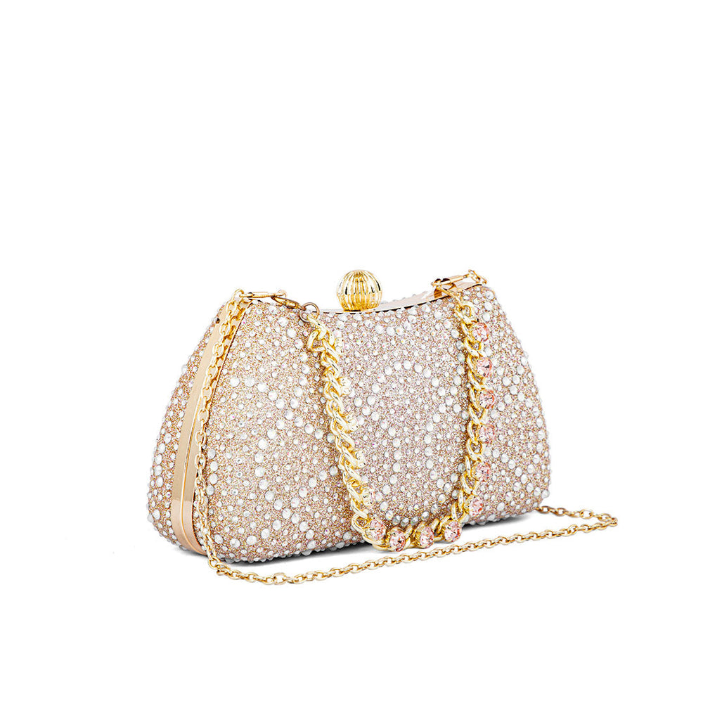 Champagne Fancy Clutch P24180