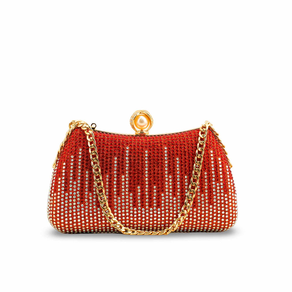 Red Fancy Clutch P24182