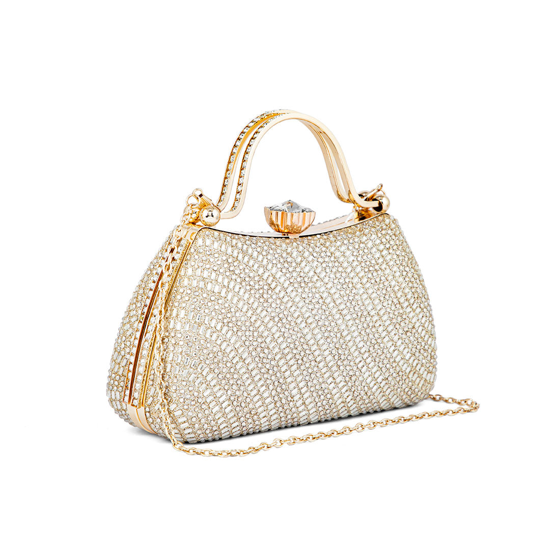 Golden Fancy Clutch P24186