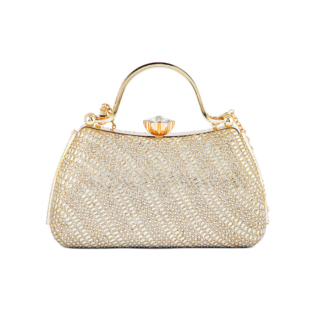 Golden Fancy Clutch P24186