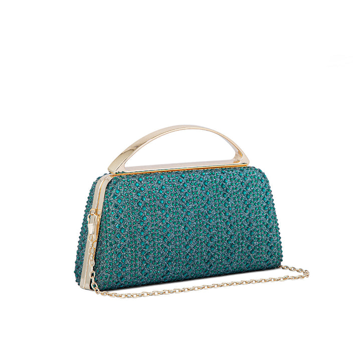 Green Fancy Clutch P24188