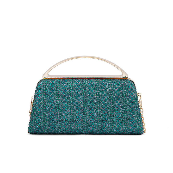 Green Fancy Clutch P24188
