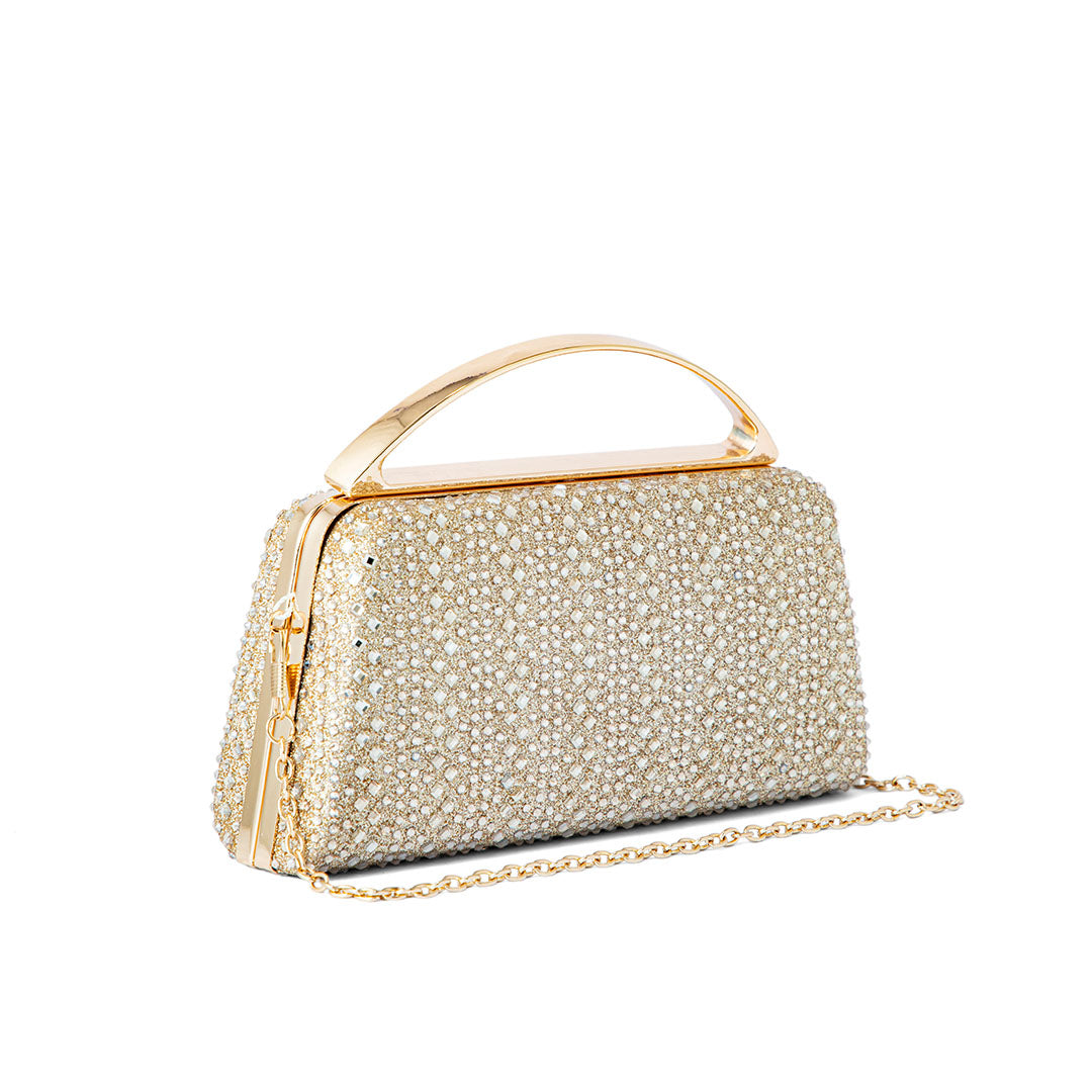 Golden Fancy Clutch P24188
