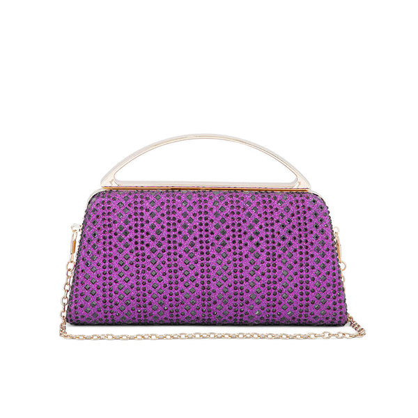 Purple Fancy Clutch P24188