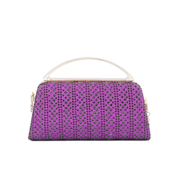 Purple Fancy Clutch P24188