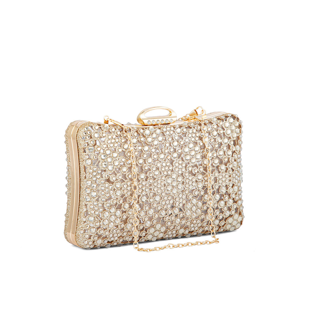 Golden Fancy Clutch P24189