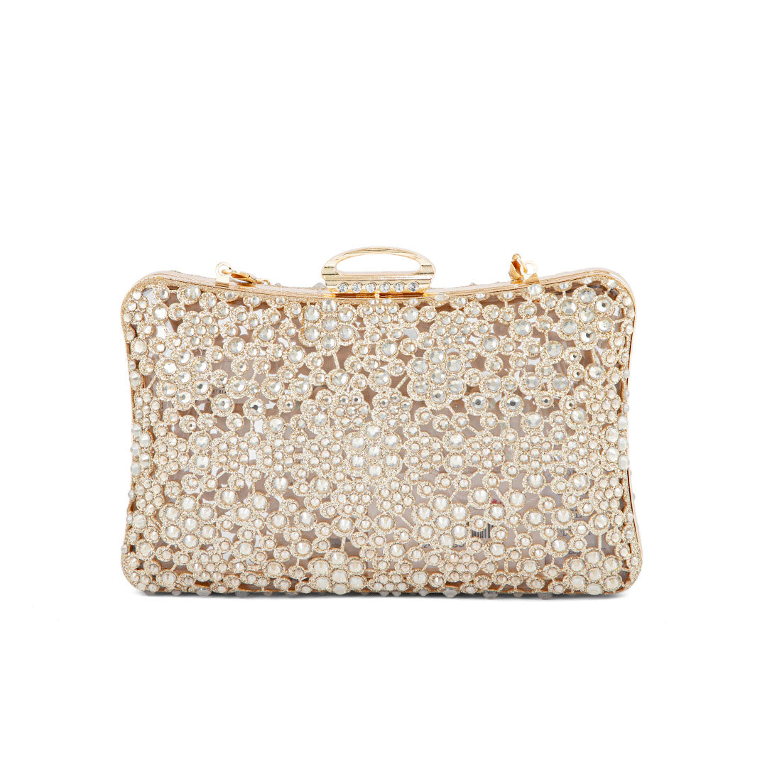 Golden Fancy Clutch P24189