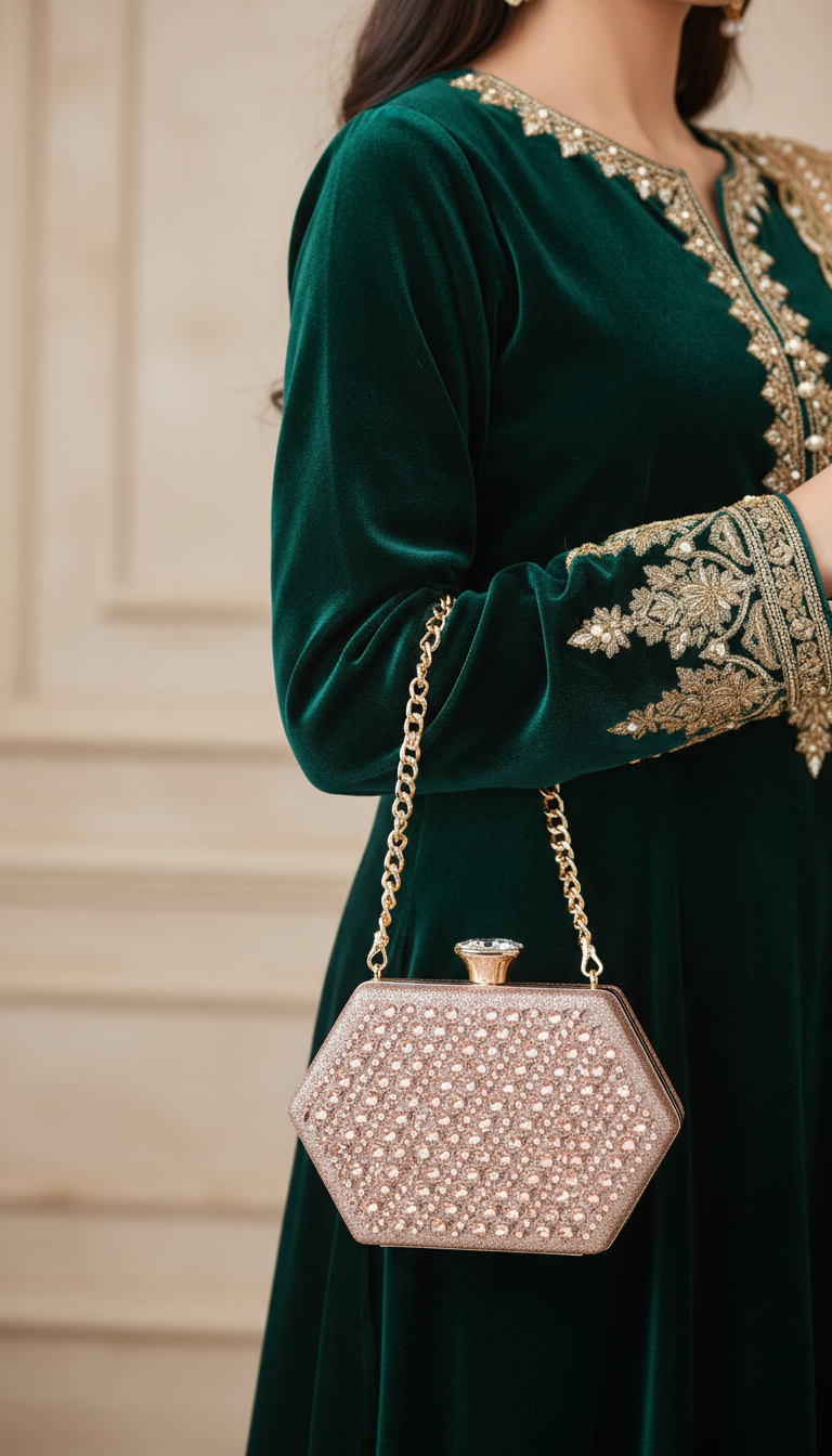 ChamPagne Fancy Clutch P24191