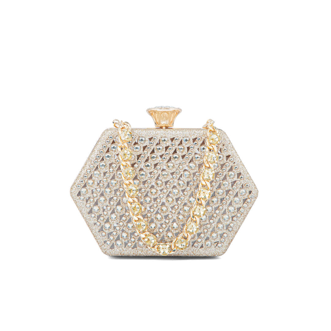 Golden Fancy Clutch P24191