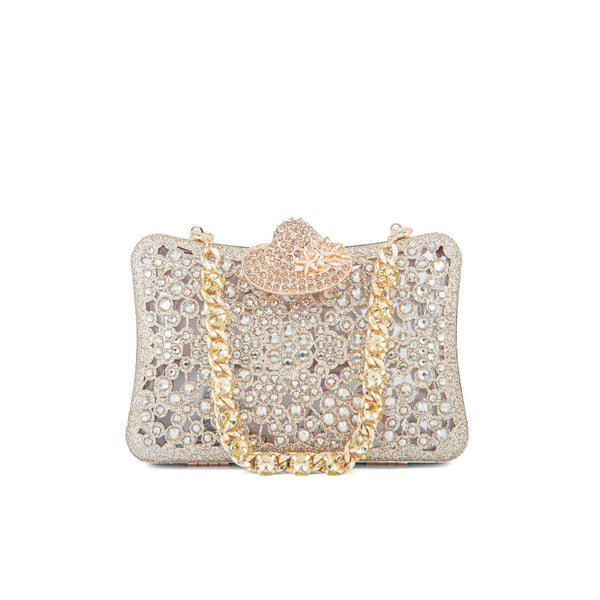 Golden Fancy Clutch P24192