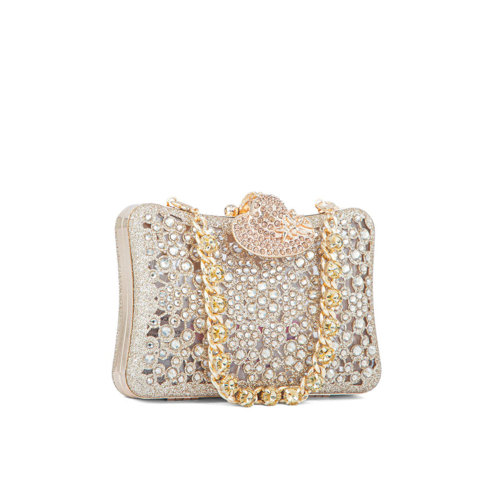Golden Fancy Clutch P24192