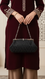 Black Fancy Clutch P24195