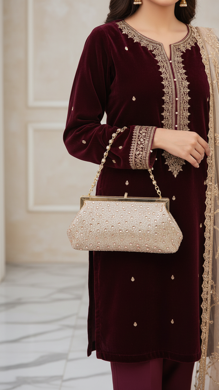 ChamPagne Fancy Clutch P24195