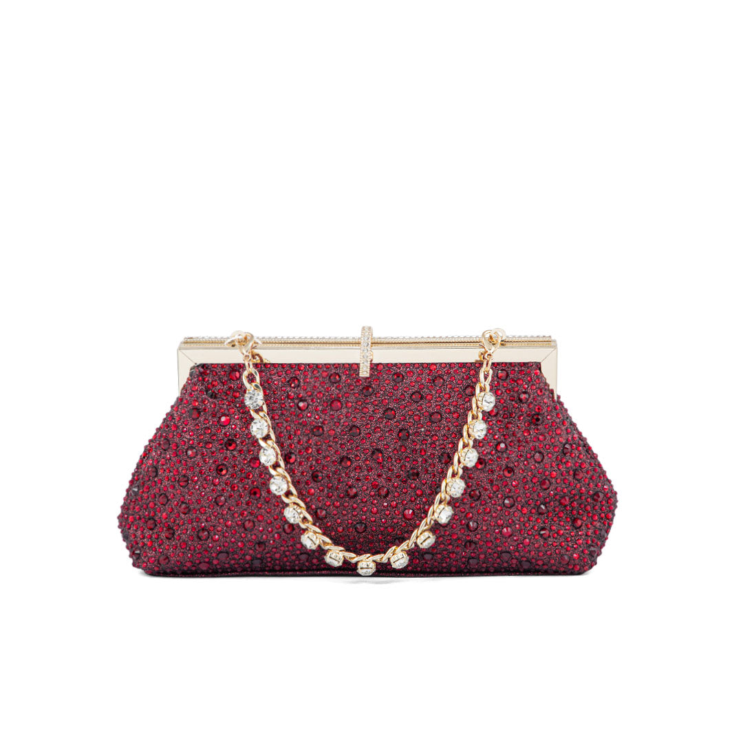 Maroon Fancy Clutch P24195