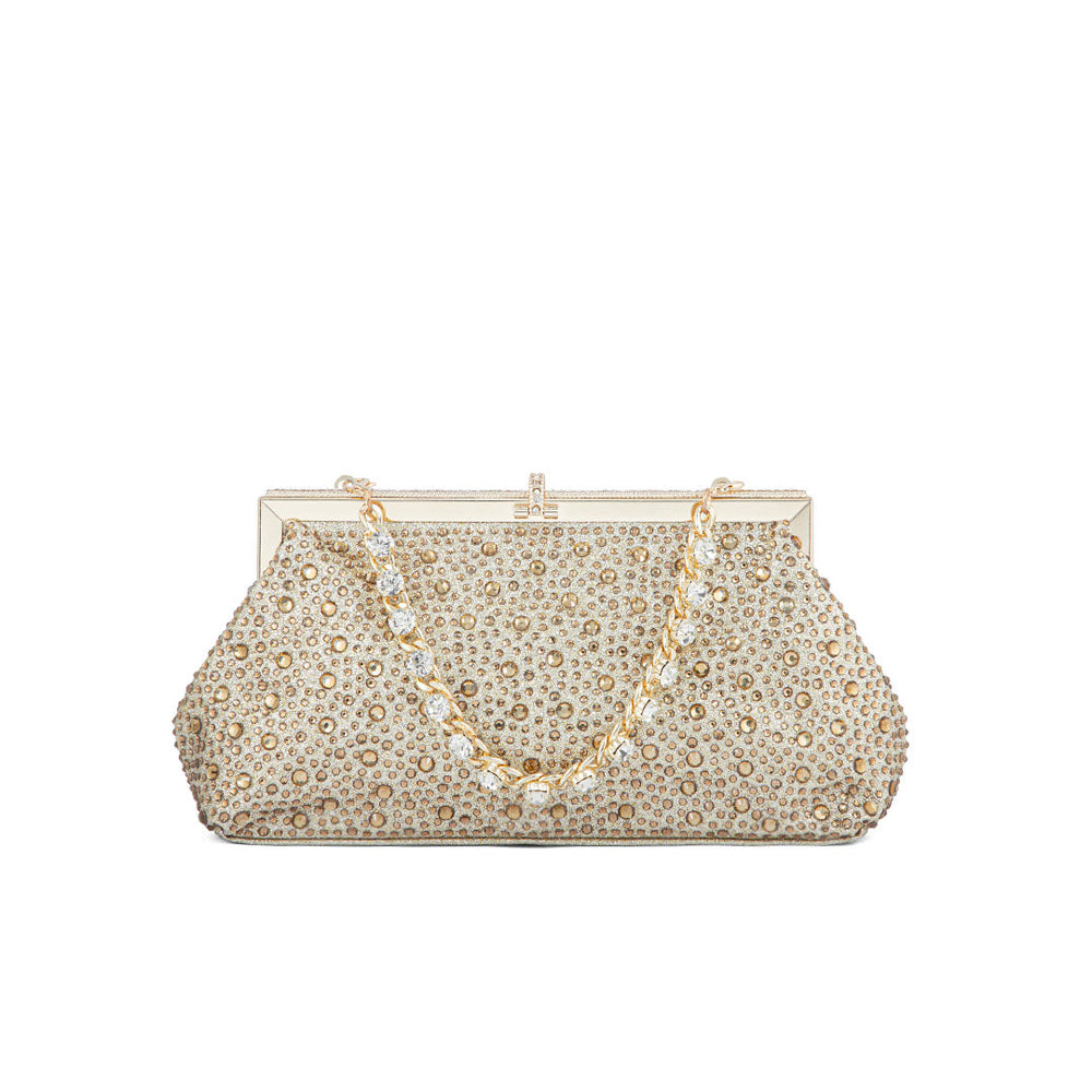 Golden Fancy Clutch P24195