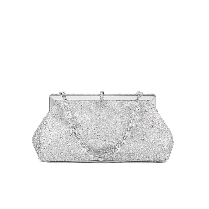 Silver Fancy Clutch P24195