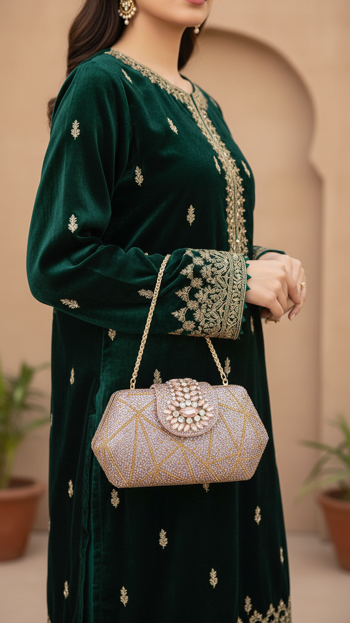 ChamPagne Fancy Clutch P24202