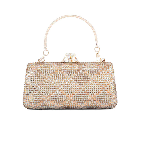 Golden Fancy Clutch P24205