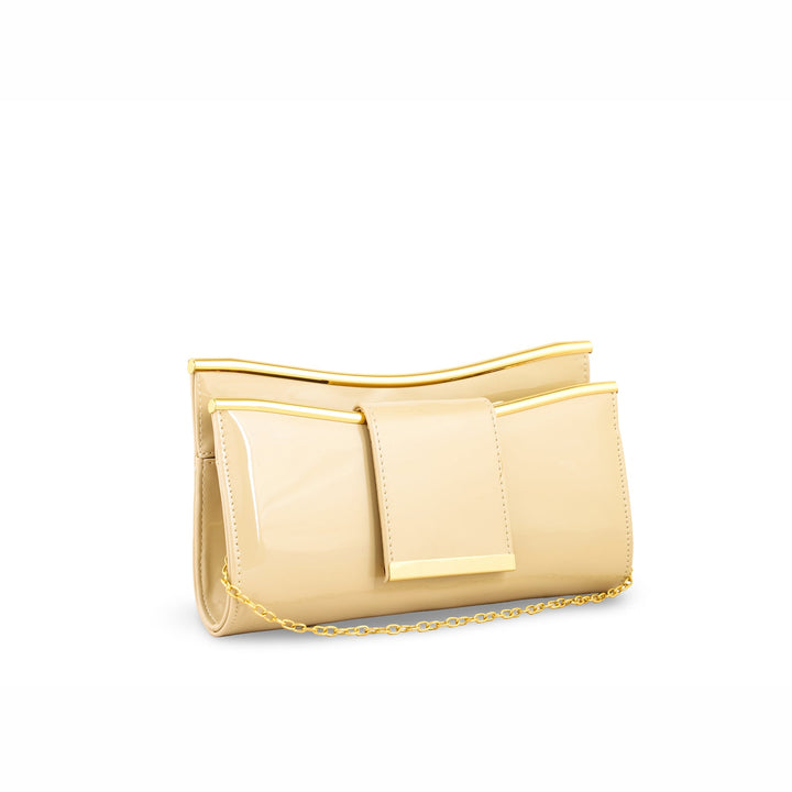 Beige Women Formal Clutch P24207