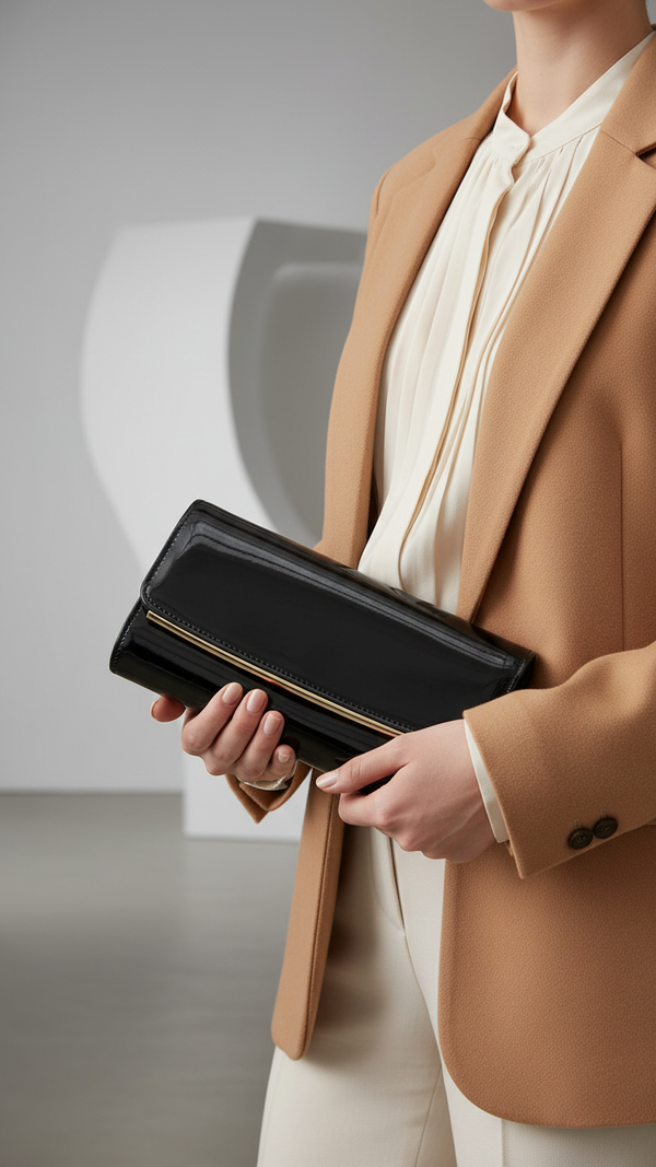 Black Formal Clutch P24208