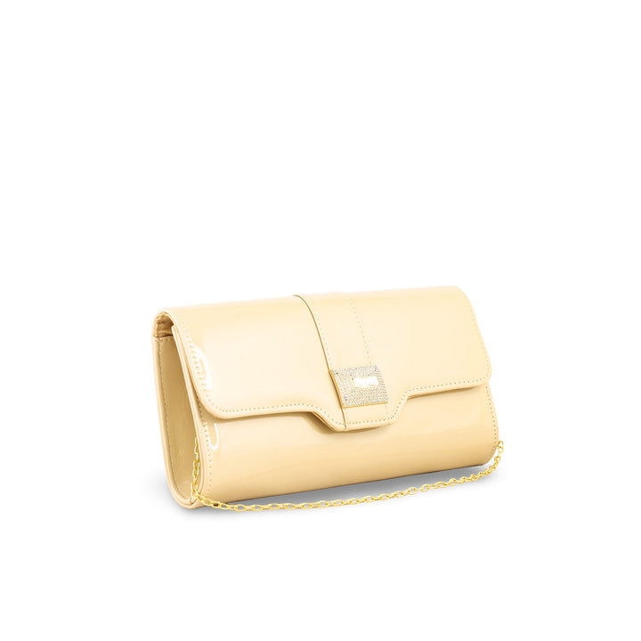 Beige Formal Clutch For Women P24209