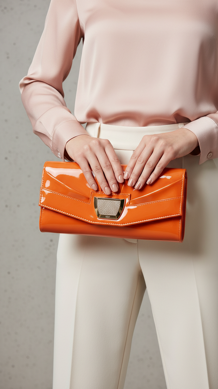 Coffee Formal Clutch P24210