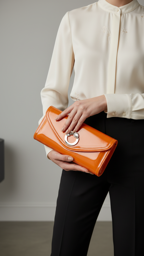 Coffee Formal Clutch For ladies P24211