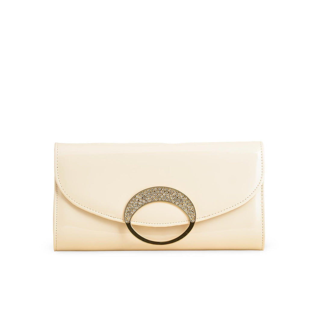 Beige Formal Clutch P24212