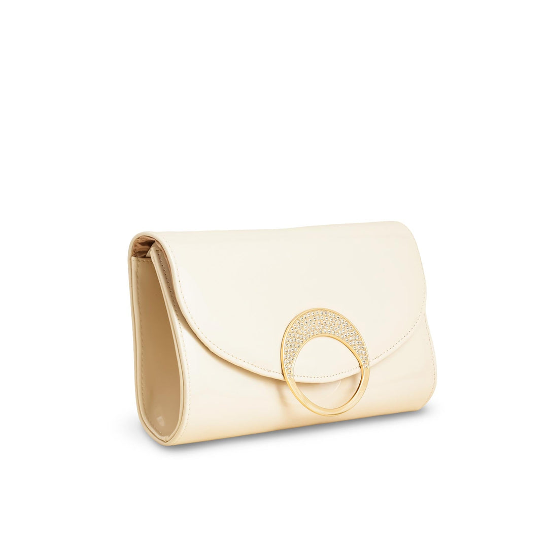 Beige Formal Clutch P24212