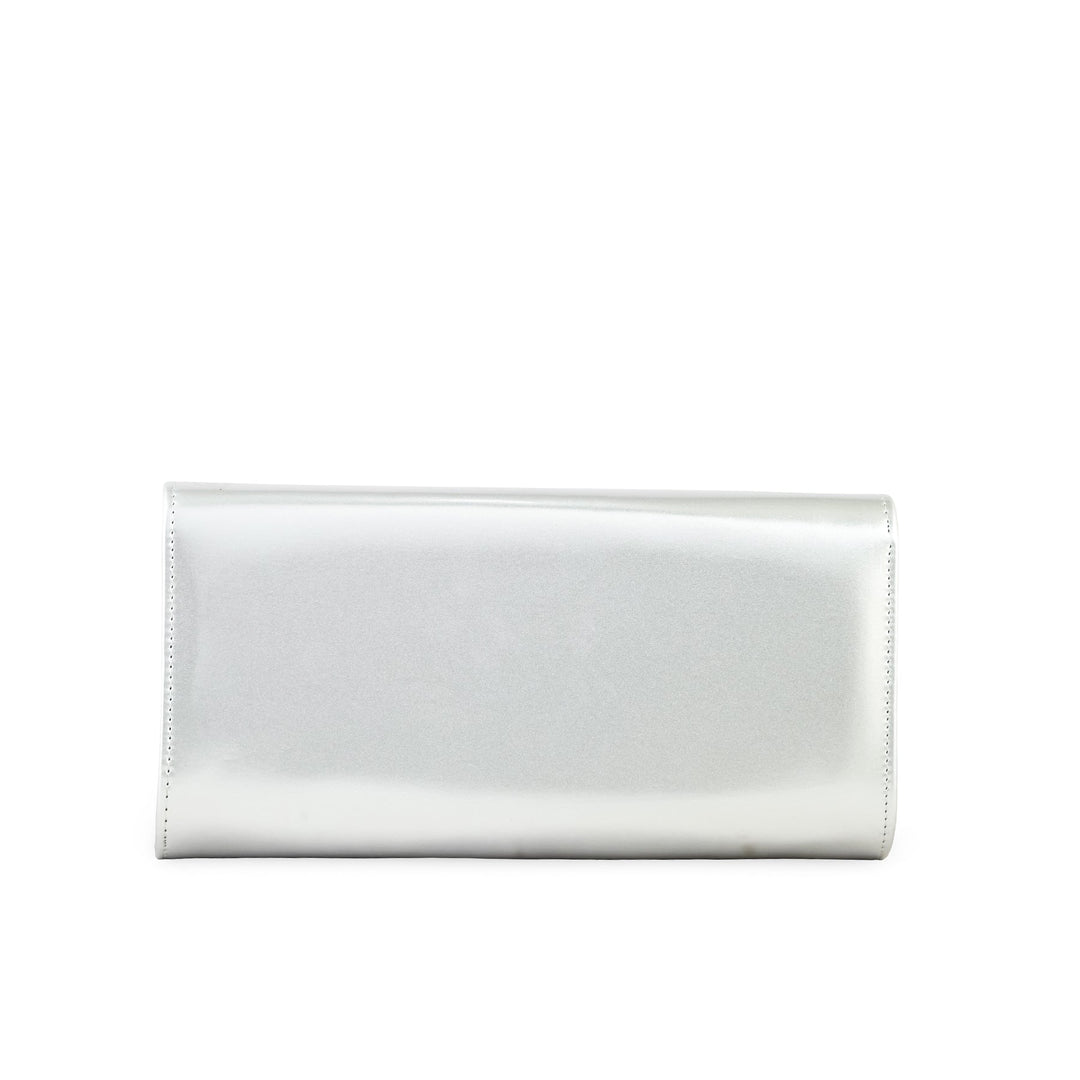 Silver Women Formal Clutch P24214