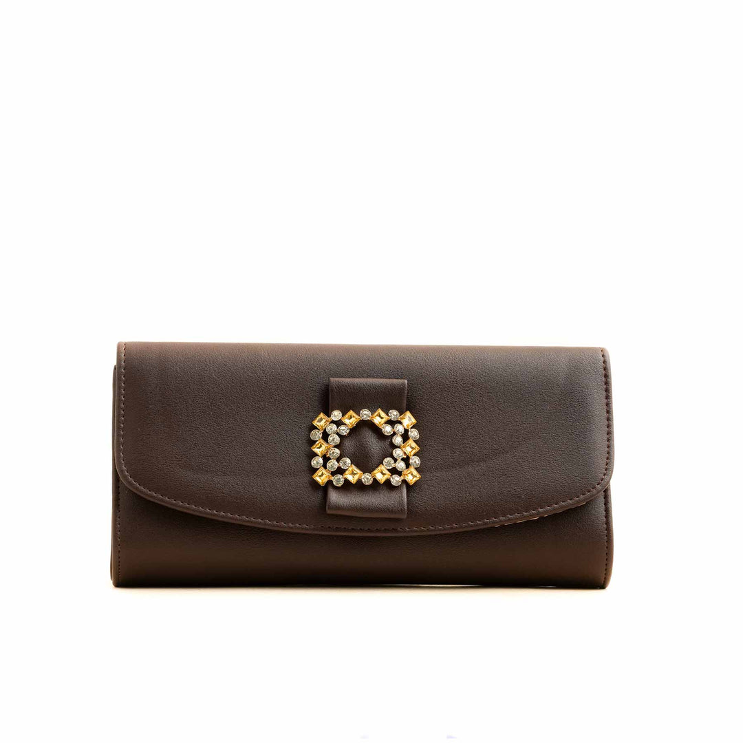 Coffee Formal Clutch P24216