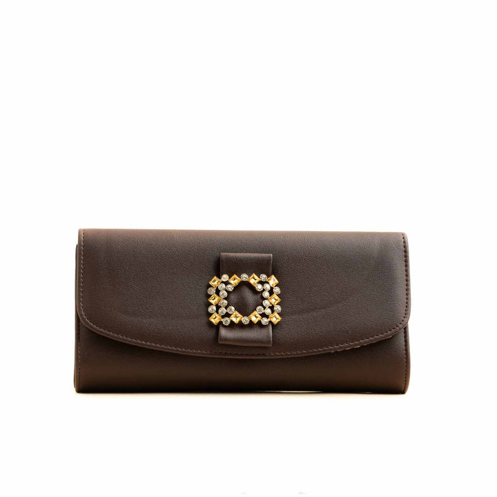 Coffee Formal Clutch P24216