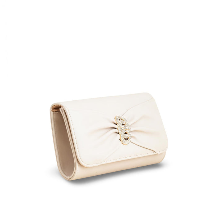 Beige Formal Clutch P24218