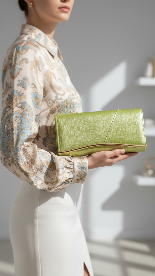 Green Formal Clutch P24220