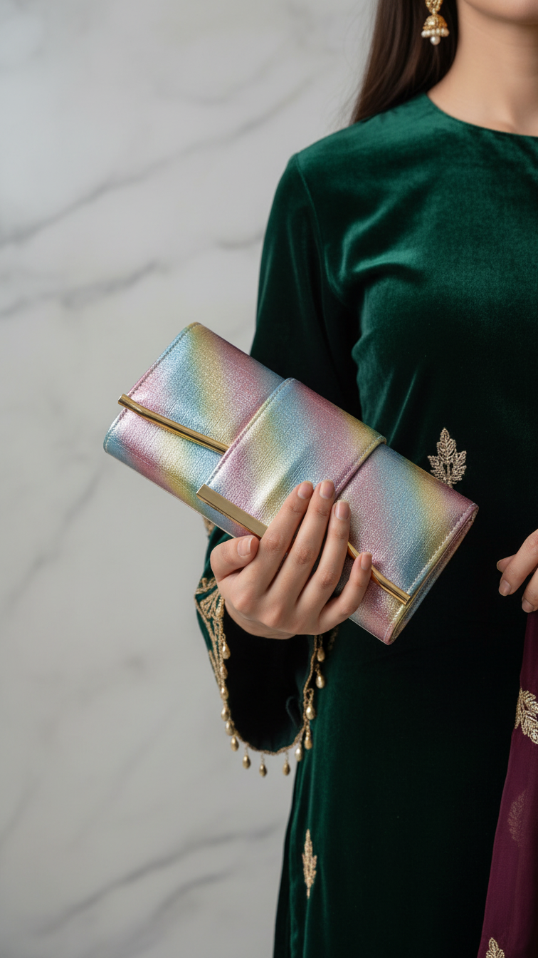 Multy Women Formal Clutch P24221