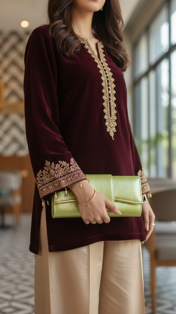 Green Formal Clutch P24221