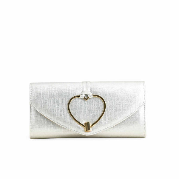 Silver Formal Clutch P24223