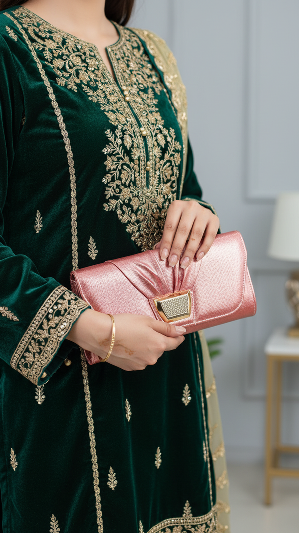 Red Formal Clutch P24225