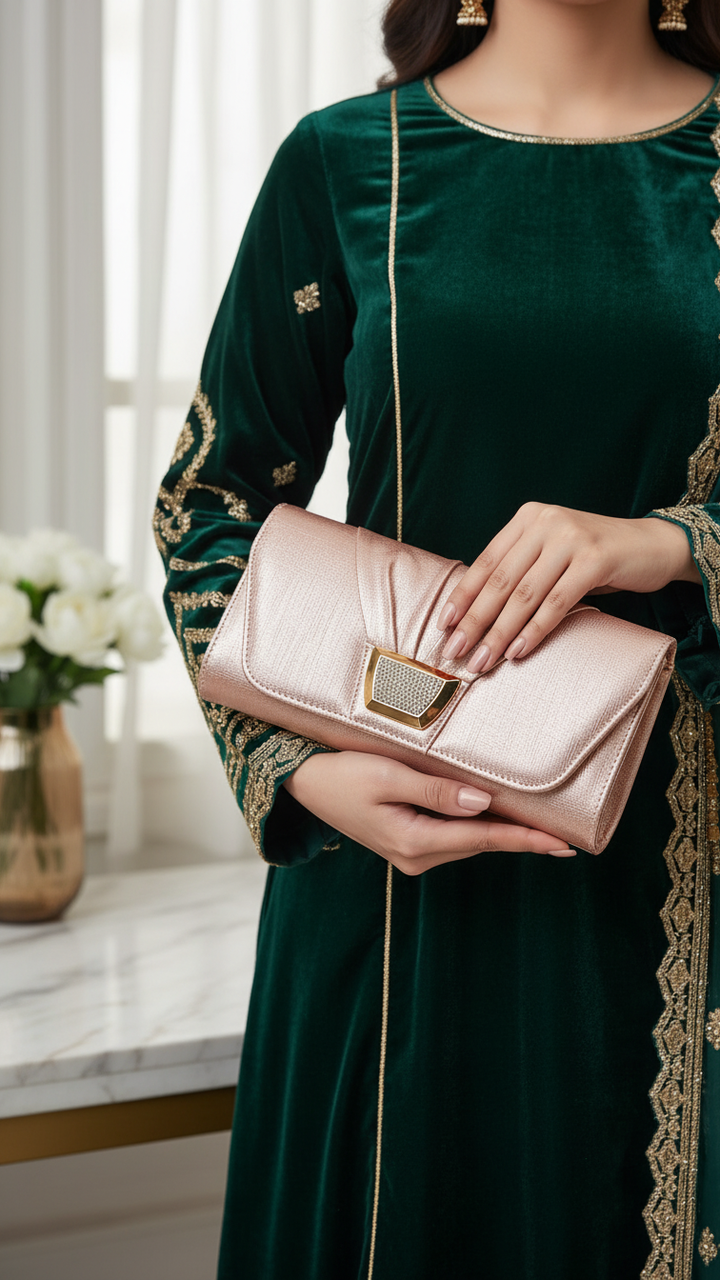 Pink Formal Clutch P24225