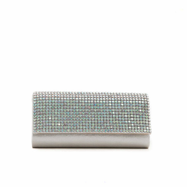 Silver Bridal Clutch P24228