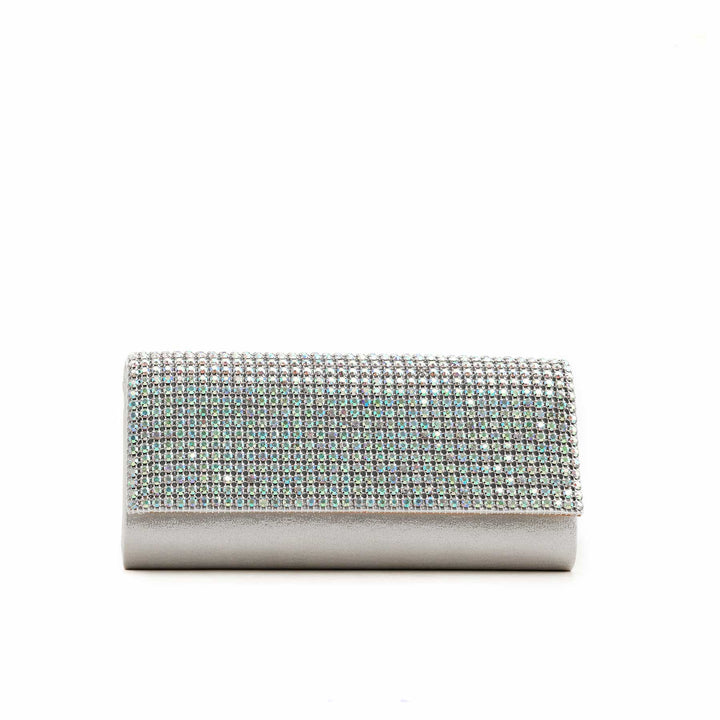 Silver Bridal Clutch P24228