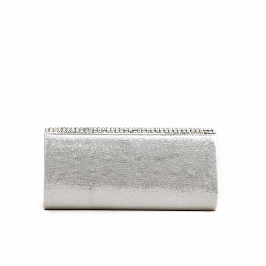Silver Bridal Clutch P24228