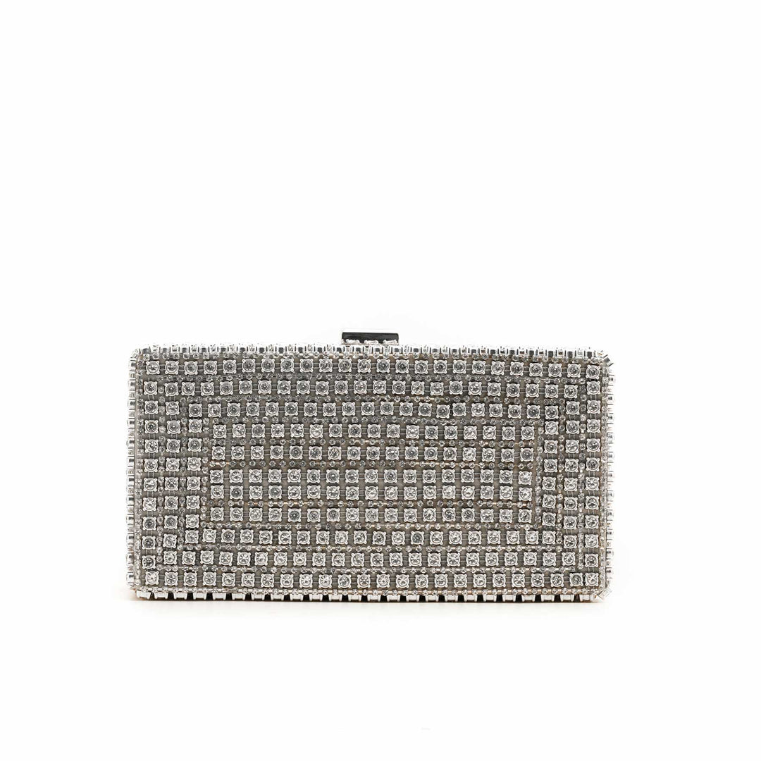 Silver Bridal Clutch P24229