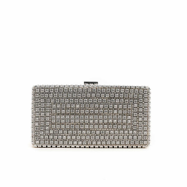 Silver Bridal Clutch P24229