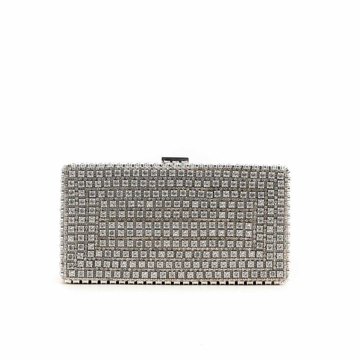 Silver Bridal Clutch P24229