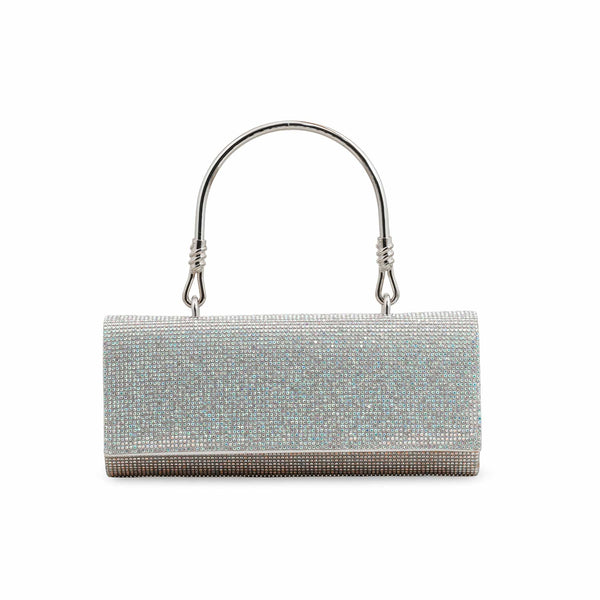 Silver Fancy Clutch P24231